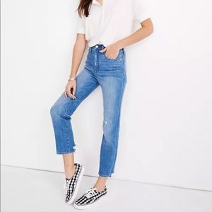 Madewell Classic Straight Jeans in Novello Wash
